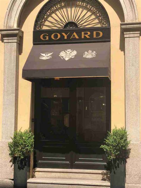 goyard milano opening hours|goyard china world.